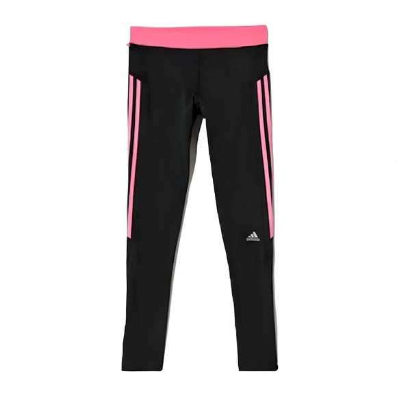 ADIDAS Climacool BLACK + FLAMINGO PINK Vintage Iconic Track Pants  SIZE: SMALL - Picture 1 of 4